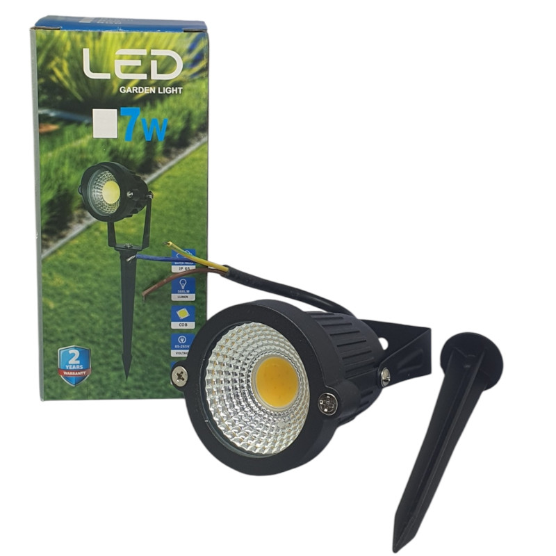 Garden spot light (with arm warm white)